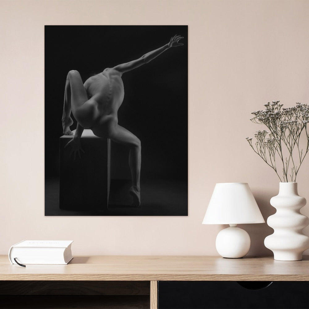 Dancer Nude Body Back Frame