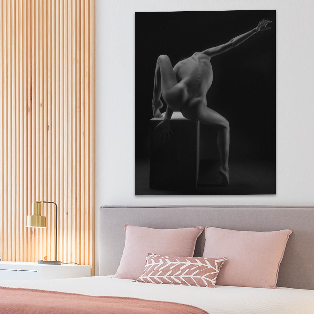 Dancer Nude Body Back Frame
