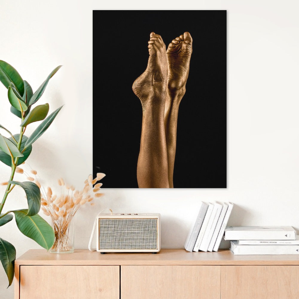 Gymnast Golden Feet Frame
