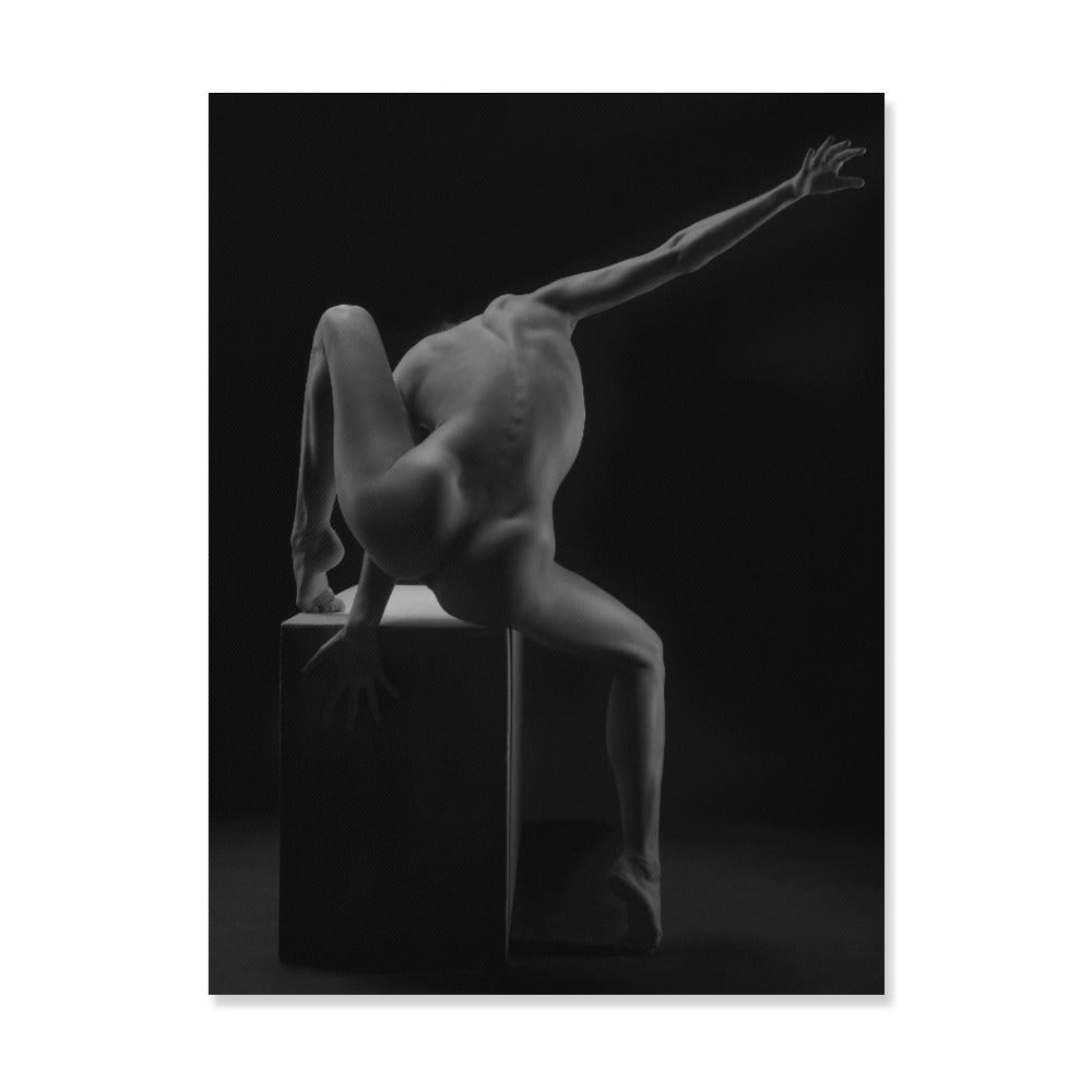 Dancer Nude Body Back Frame