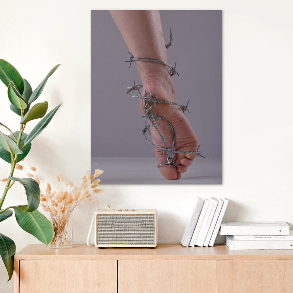 Dancer Feet Wired On Pointed Frame