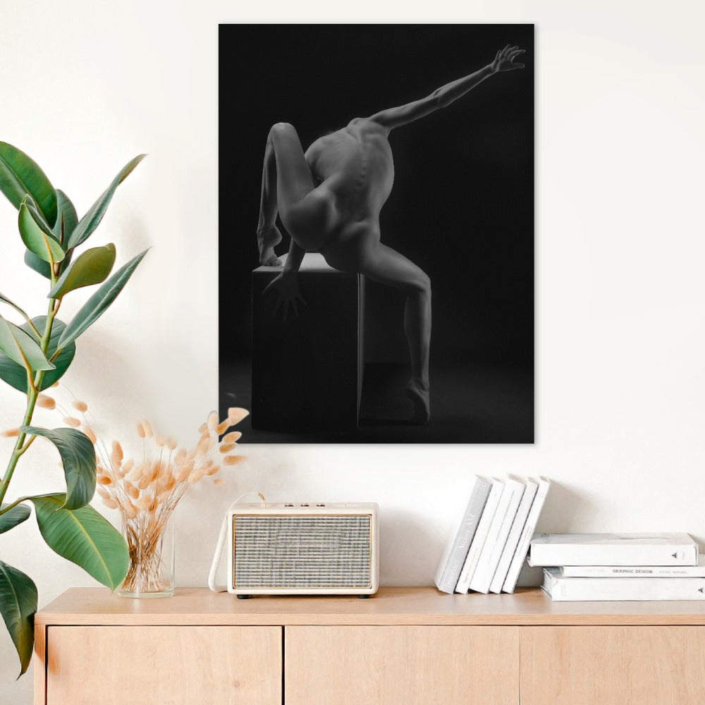 Dancer Nude Body Back Frame